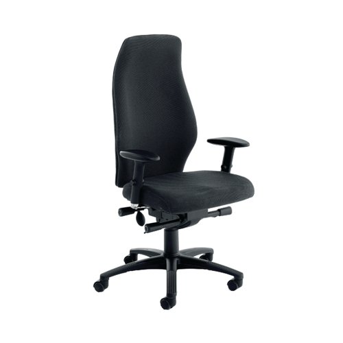Cappela Dynamic High Back Posture Chair 650x680x550mm Black KF72589