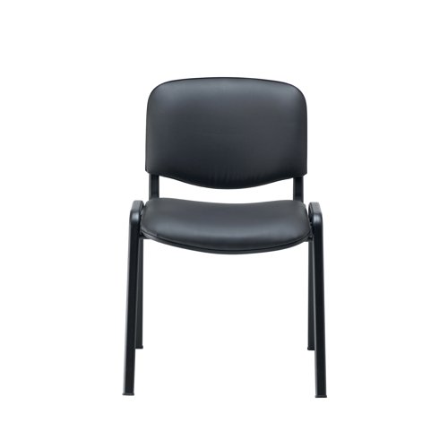 KF72903 Jemini Ultra Multipurpose Stacking Chair Polyurethane Black KF72903