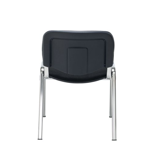 Jemini Ultra Multipurpose Stacking Chair Black/Chrome KF72904 Banqueting & Conference Chairs KF72904