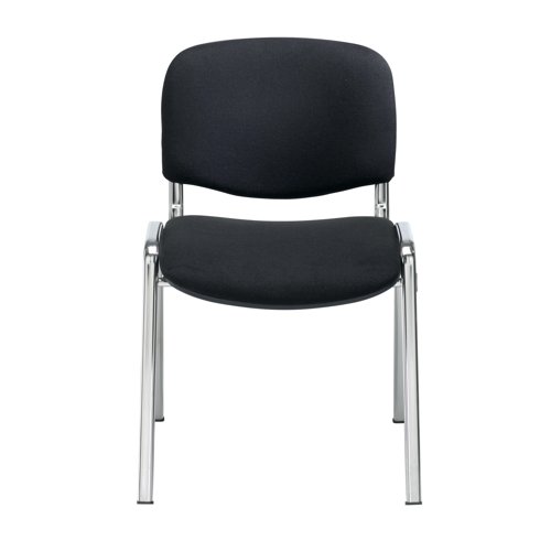 Jemini Ultra Multipurpose Stacking Chair Black/Chrome KF72904 KF72904