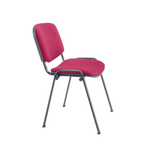 Jemini Ultra Multipurpose Stacking Chair Claret KF72979 Banqueting & Conference Chairs KF72979