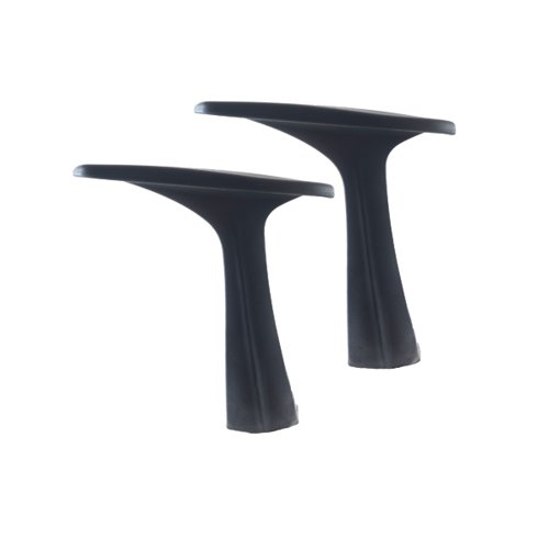 Jemini Medium Back Task Chair Arms 360x160x300mm Black (Pack of 2) KF73604