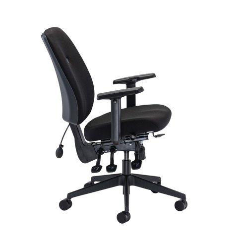 Cappela Agility High Back Posture Chair 400x800x600mm Black KF73885 - KF73885