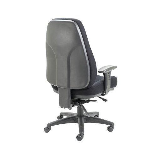 KF74020 Avior Lucania High Back Task Chair 640x655x1055-1140mm Black KF74020