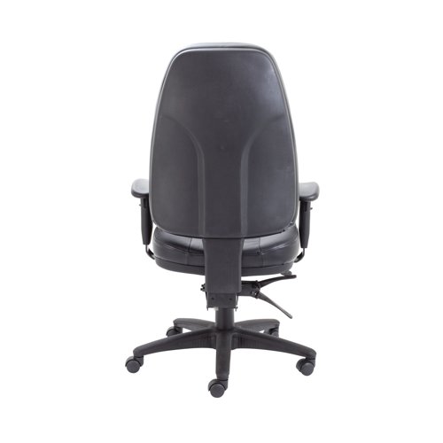 KF74022 Avior Lucania High Back Task Chair 670x650x1090-1175mm Black KF74022