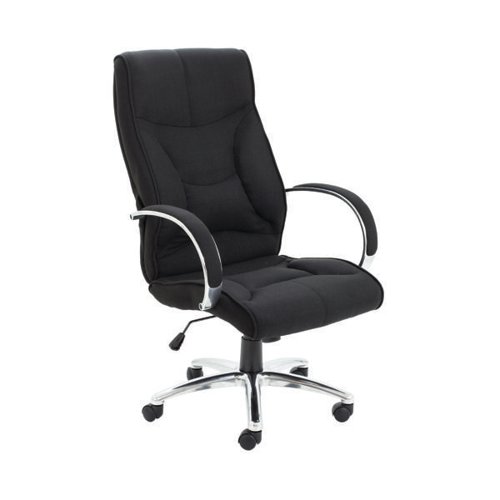 Managers Fabric Chair Black Fabric CH3206BK