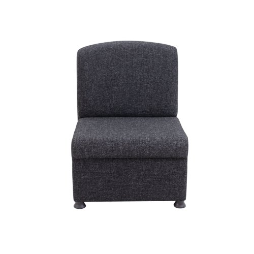 Arista Modular Reception Chair 610x670x830mm Charcoal KF74203 - KF74203