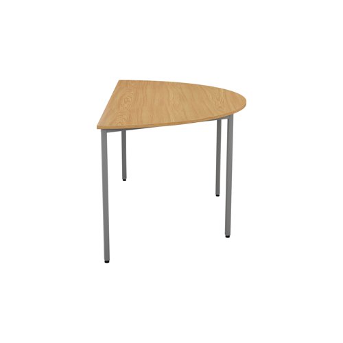 Jemini Semi Circular Multipurpose Table 1600x800x730mm Nova Oak KF74400 VOW