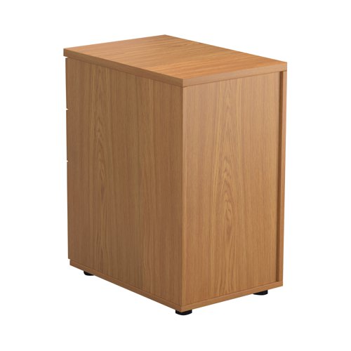 Jemini 3 Drawer Desk High Pedestal 404x600x730mm Nova Oak KF79858