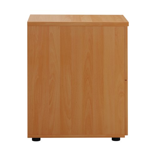 First 2 Drawer Filing Cabinet 464x600x710mm Beech KF74515 - KF74515