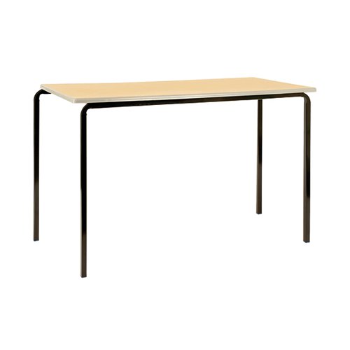 Jemini MDF Edged Classroom Table 1100x550x710mm Beech/Silver (Pack of 4) KF74558
