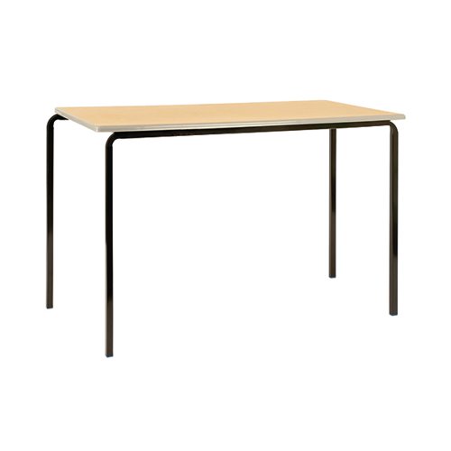 Jemini MDF Edged Classroom Table 1200x600x760mm Beech/Silver (Pack of 4) KF74561 Classroom Tables KF74561