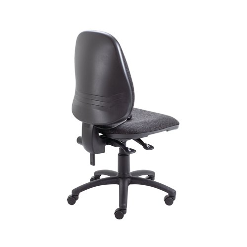 With an upgraded specification, this posture chair is fitted with a lumbar pump for extra lower back support. Suitable for use in the office, this black chair has a recommended usage time of 8 hours.