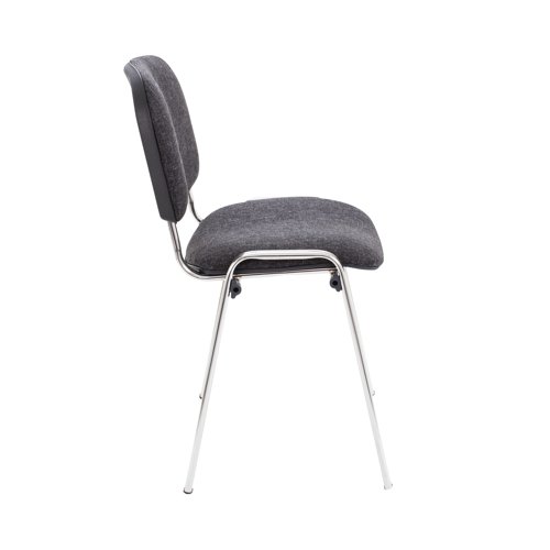 First Ultra Multipurpose Stacking Chair 532x585x805mm Charcoal KF74894 | KF74894 | VOW