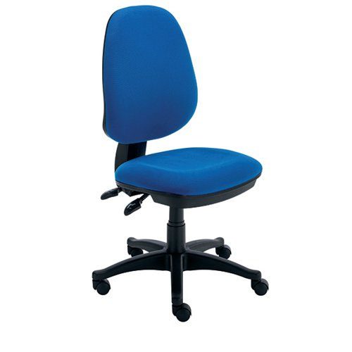 Astin Nesta Operator Chair 2 Lever Upholstered 590x900x1050mm Royal Blue KF77705