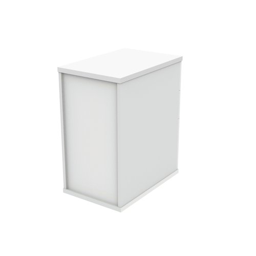 Astin 3 Drawer Desk High Pedestal Lockable 480x680x745mm Arctic White KF77716 - VOW - KF77716 - McArdle Computer and Office Supplies