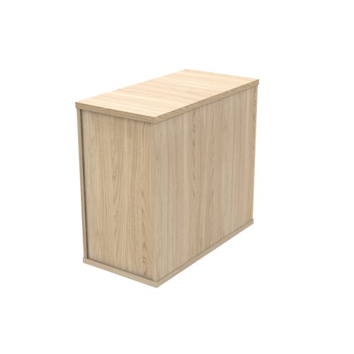 Astin 3 Drawer Desk High Pedestal Lockable 480x880x745mm Canadian Oak KF77719 - VOW - KF77719 - McArdle Computer and Office Supplies
