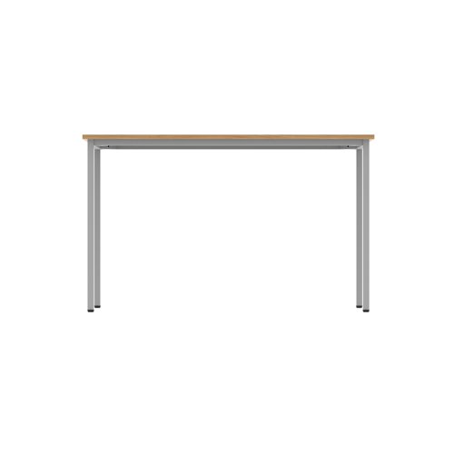 Astin Rectangular Multipurpose Table 1200x600x730mm Norwegian Beech/Silver KF77732