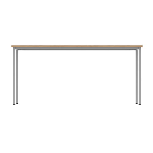 Astin Rectangular Multipurpose Table 1600x600x730mm Norwegian Beech/Silver KF77733 - KF77733