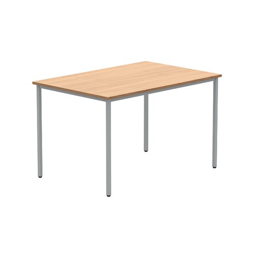 Astin Rectangular Multipurpose Table 1280x900x880mm Norwegian Beech/Silver KF77734