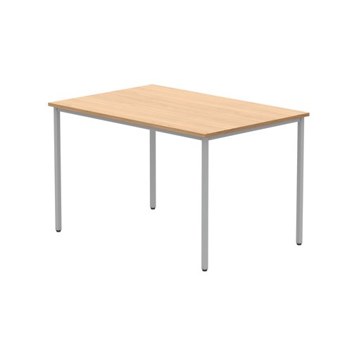 Astin Rectangular Multipurpose Table 1200x800x730mm Norwegian Beech/Silver KF77734