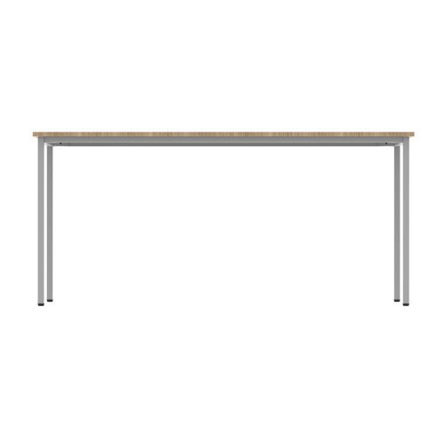 Astin Rectangular Multipurpose Table 1660x600x730mm Canadian Oak/Silver KF77737