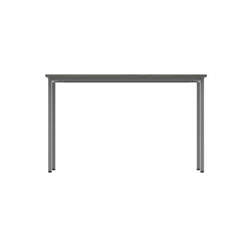 Astin Rectangular Multipurpose Table 1200x600x730mm Alaskan Grey Oak/Silver KF77744 - KF77744