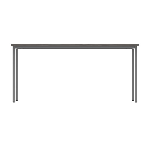 Astin Rectangular Multipurpose Table 1600x600x730mm Alaskan Grey Oak/Silver KF77745 - KF77745