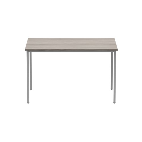 Astin Rectangular Multipurpose Table 1200x800x730mm Alaskan Grey Oak/Silver KF77746