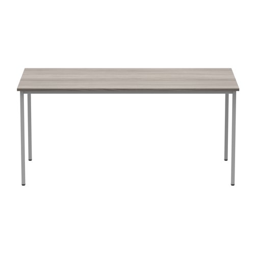 Astin Rectangular Multipurpose Table 1600x800x730mm Alaskan Grey Oak/Silver KF77747