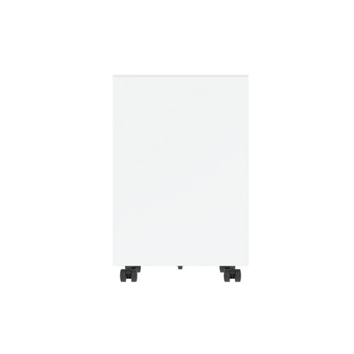 Astin 3 Drawer Mobile Under Desk Pedestal 480x580x610mm Arctic White KF77749 - VOW - KF77749 - McArdle Computer and Office Supplies