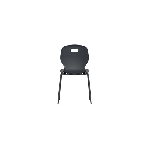 KF77789 Titan Arc Four Leg Classroom Chair Size 5 Anthracite KF77789