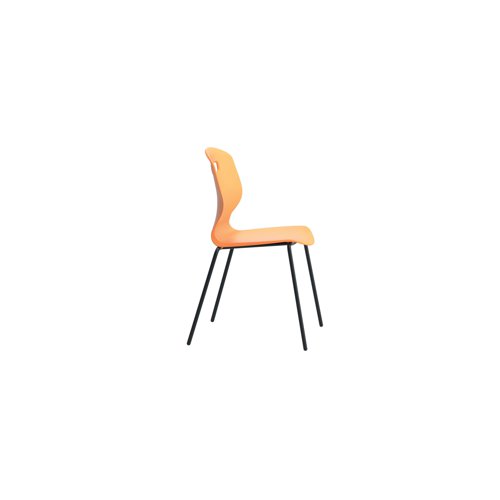 Titan Arc Four Leg Classroom Chair Size 5 Marigold KF77794 | KF77794 | Titan