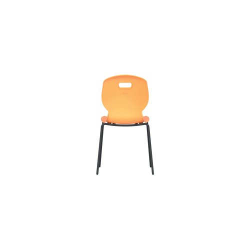 KF77794 Titan Arc Four Leg Classroom Chair Size 5 Marigold KF77794