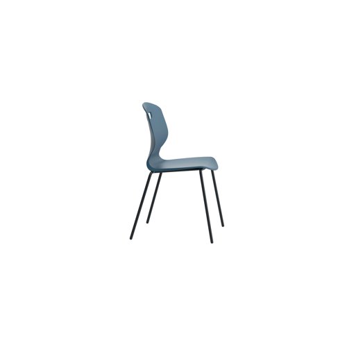 Titan Arc Four Leg Classroom Chair Size 5 Steel Blue KF77795 | KF77795 | Titan