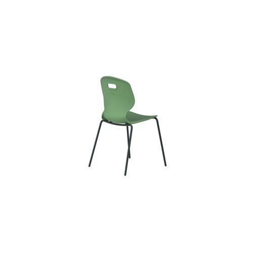 Titan Arc Four Leg Classroom Chair Size 6 Forest KF77798 Titan