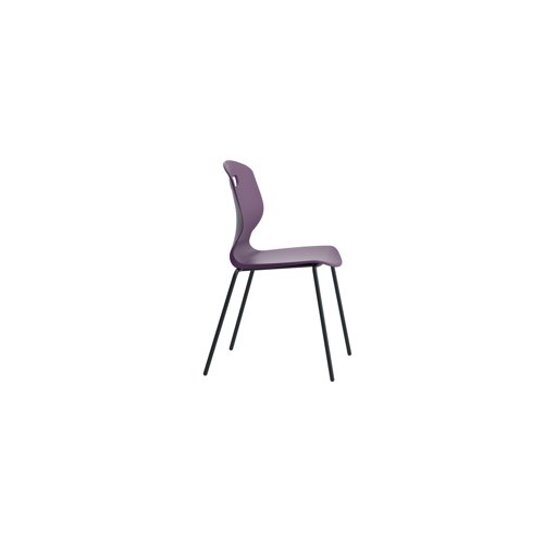 Titan Arc Four Leg Classroom Chair Size 6 Grape KF77799 Titan