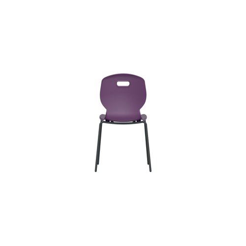 Titan Arc Four Leg Classroom Chair Size 6 Grape KF77799 | KF77799 | Titan