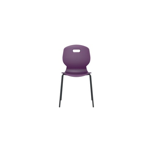 Titan Arc Four Leg Classroom Chair Size 6 Grape KF77799 | KF77799 | Titan