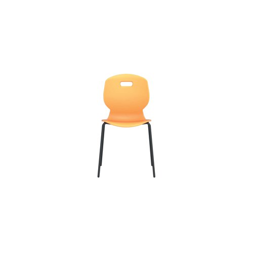 Titan Arc Four Leg Classroom Chair Size 6 Marigold KF77801 | KF77801 | Titan