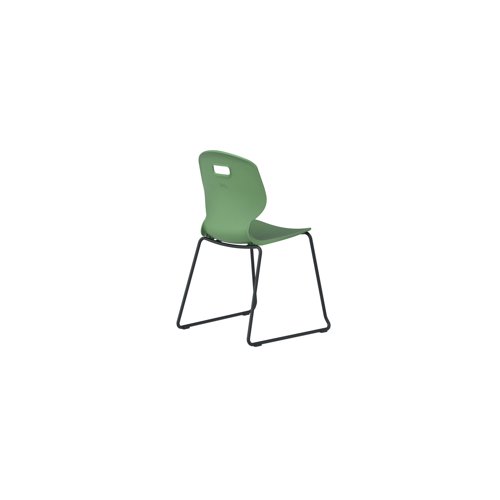 Titan Arc Skid Base Chair Size 5 Forest KF77805 Classroom Seats KF77805