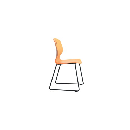 Titan Arc Skid Base Chair Size 5 Marigold KF77808 Classroom Seats KF77808