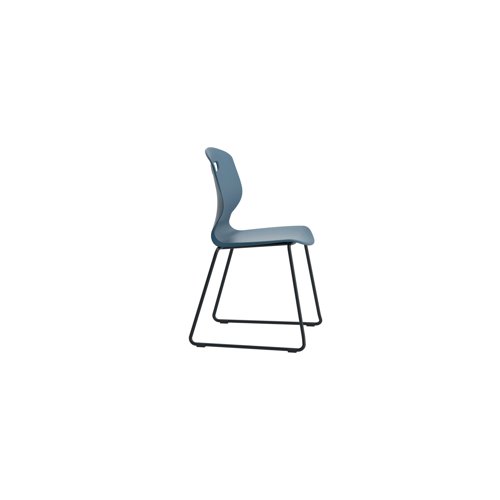 Titan Arc Skid Base Chair Size 5 Steel Blue KF77809 Titan
