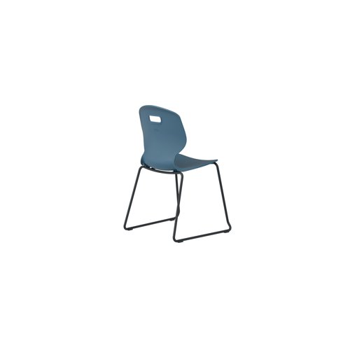 Titan Arc Skid Base Chair Size 5 Steel Blue KF77809 Titan