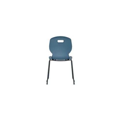 Titan Arc Skid Base Chair Size 5 Steel Blue KF77809 Classroom Seats KF77809