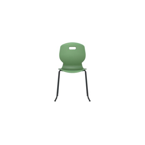 Titan Arc Skid Base Chair Size 6 Forest KF77812 Classroom Seats KF77812