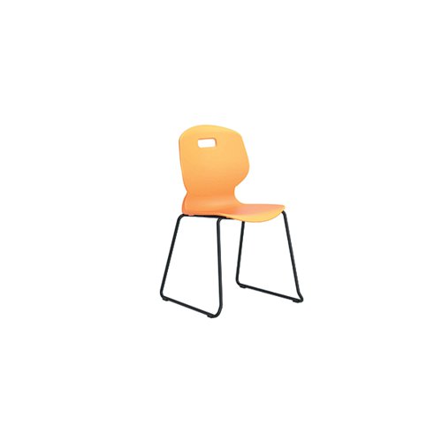 KF77815 Titan Arc Skid Base Chair Size 6 Marigold KF77815