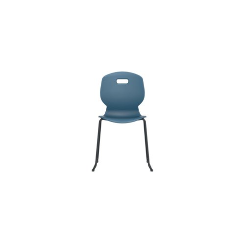 Titan Arc Skid Base Chair Size 6 Steel Blue KF77816 Classroom Seats KF77816