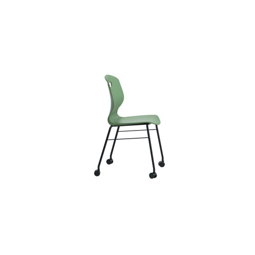 Titan Arc Mobile Four Leg Chair Size 6 Forest KF77833 Classroom Seats KF77833