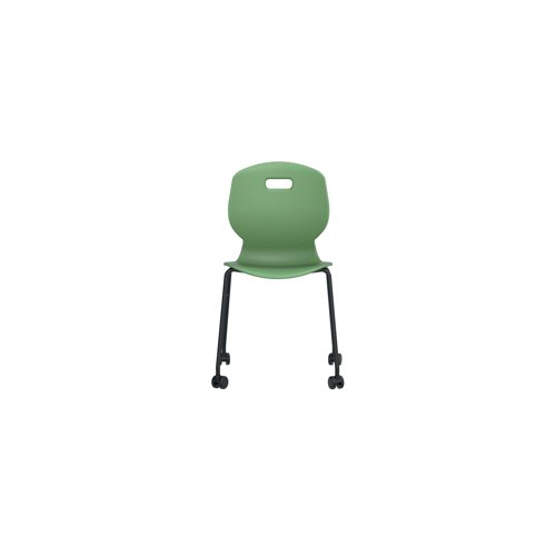 Titan Arc Mobile Four Leg Chair Size 6 Forest KF77833